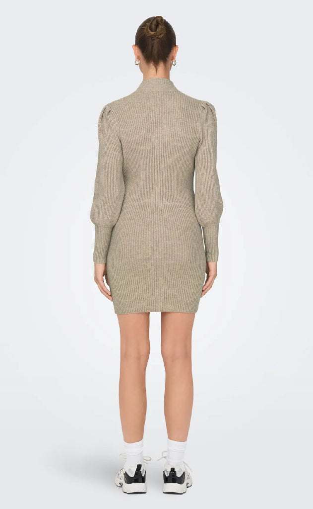 ONLY Kjole - Katia - Mocha Meringue/w. Melange