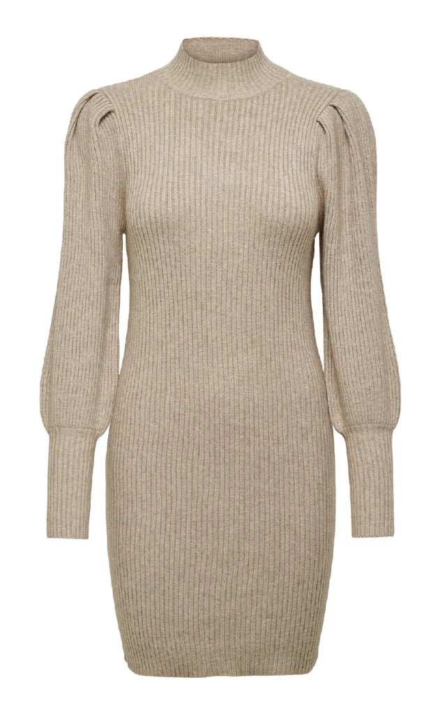 ONLY Kjole - Katia - Mocha Meringue/w. Melange