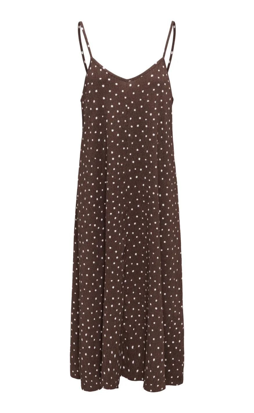 ONLY Kjole - Molly - Shopping Bag/Cloud Dancer Dots