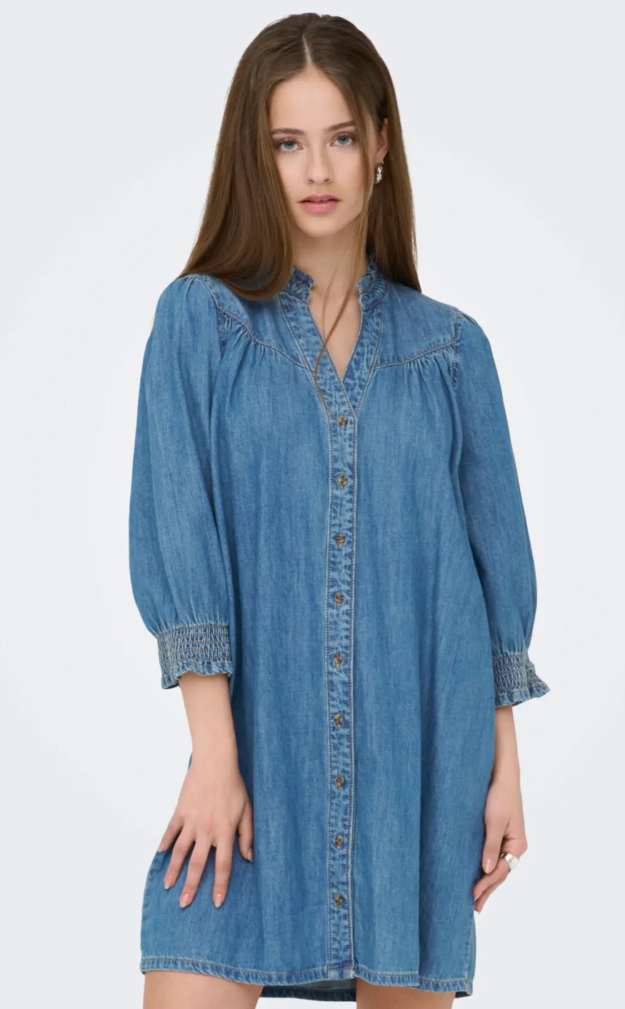ONLY Kjole - Raya - Medium Blue Denim