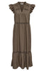 ONLY Kjole - Sunny Capsl Frill - Morel