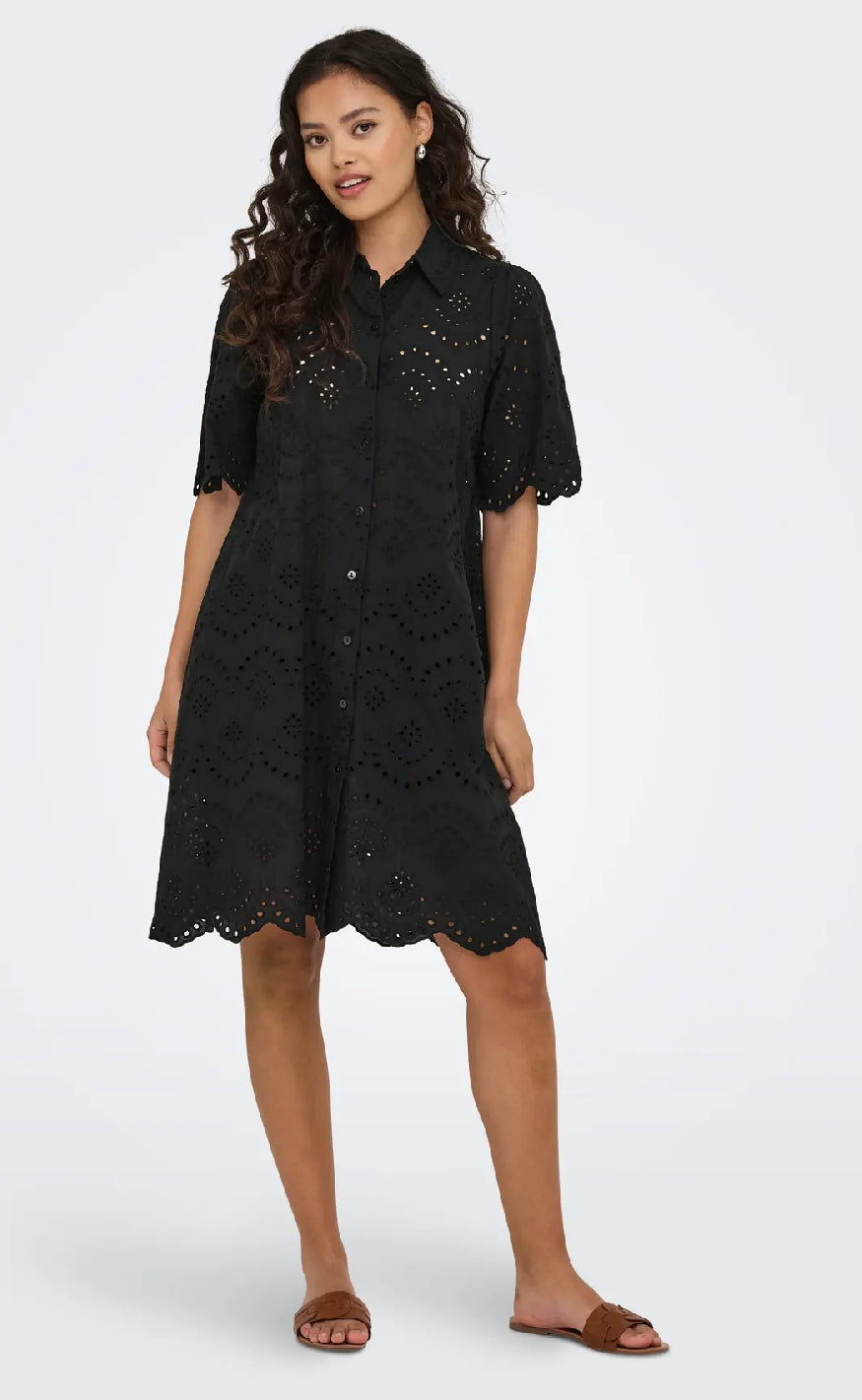 ONLY Kjole - Valais S/S - Black