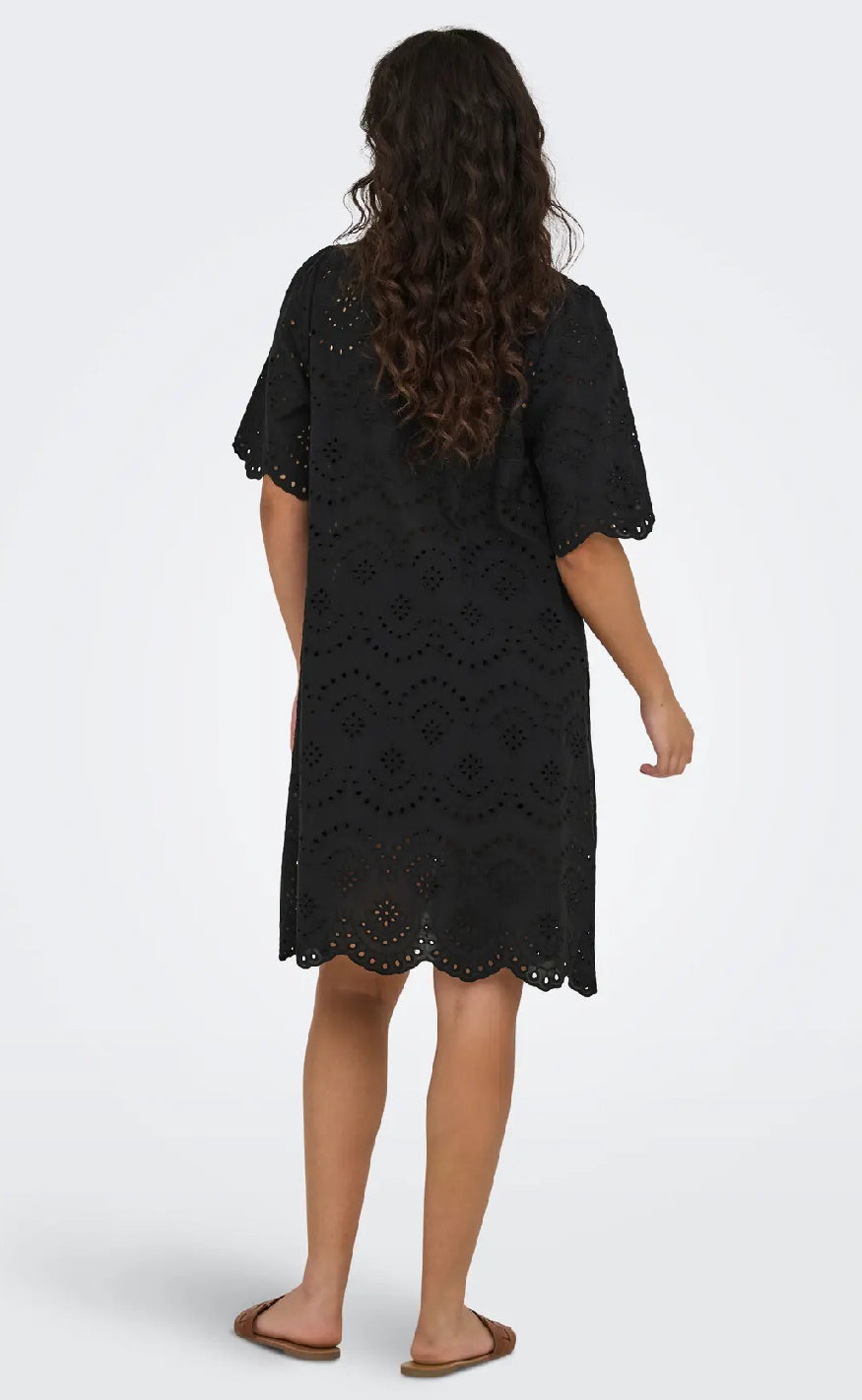 ONLY Kjole - Valais S/S - Black