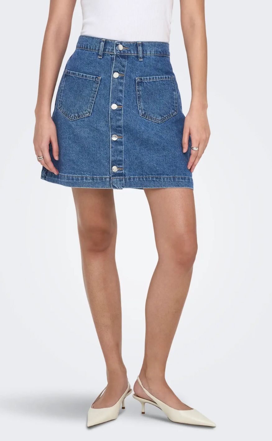 ONLY Nederdel - Amazing - Medium Blue Denim