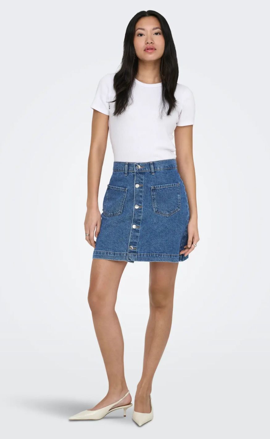 ONLY Nederdel - Amazing - Medium Blue Denim