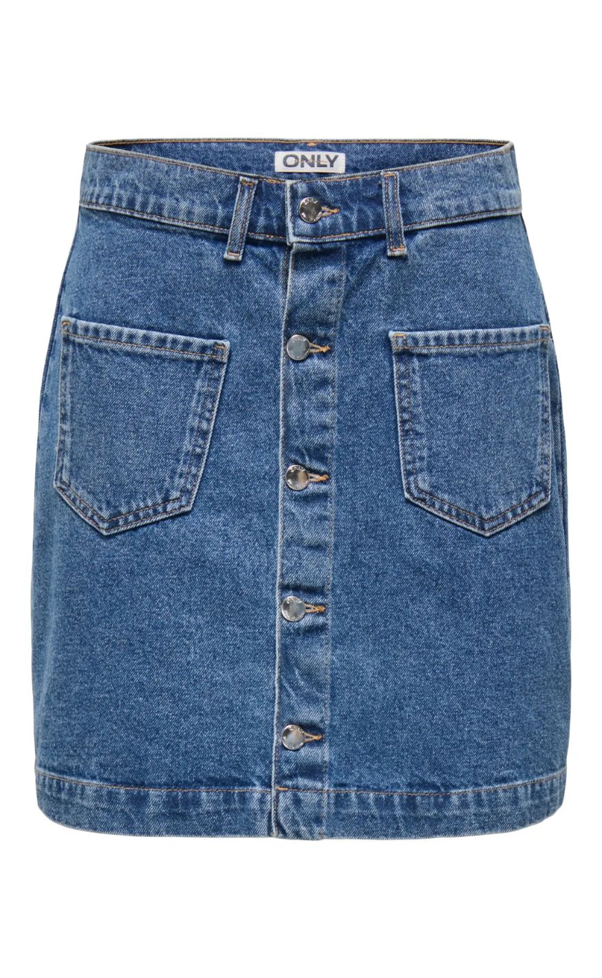 ONLY Nederdel - Amazing - Medium Blue Denim
