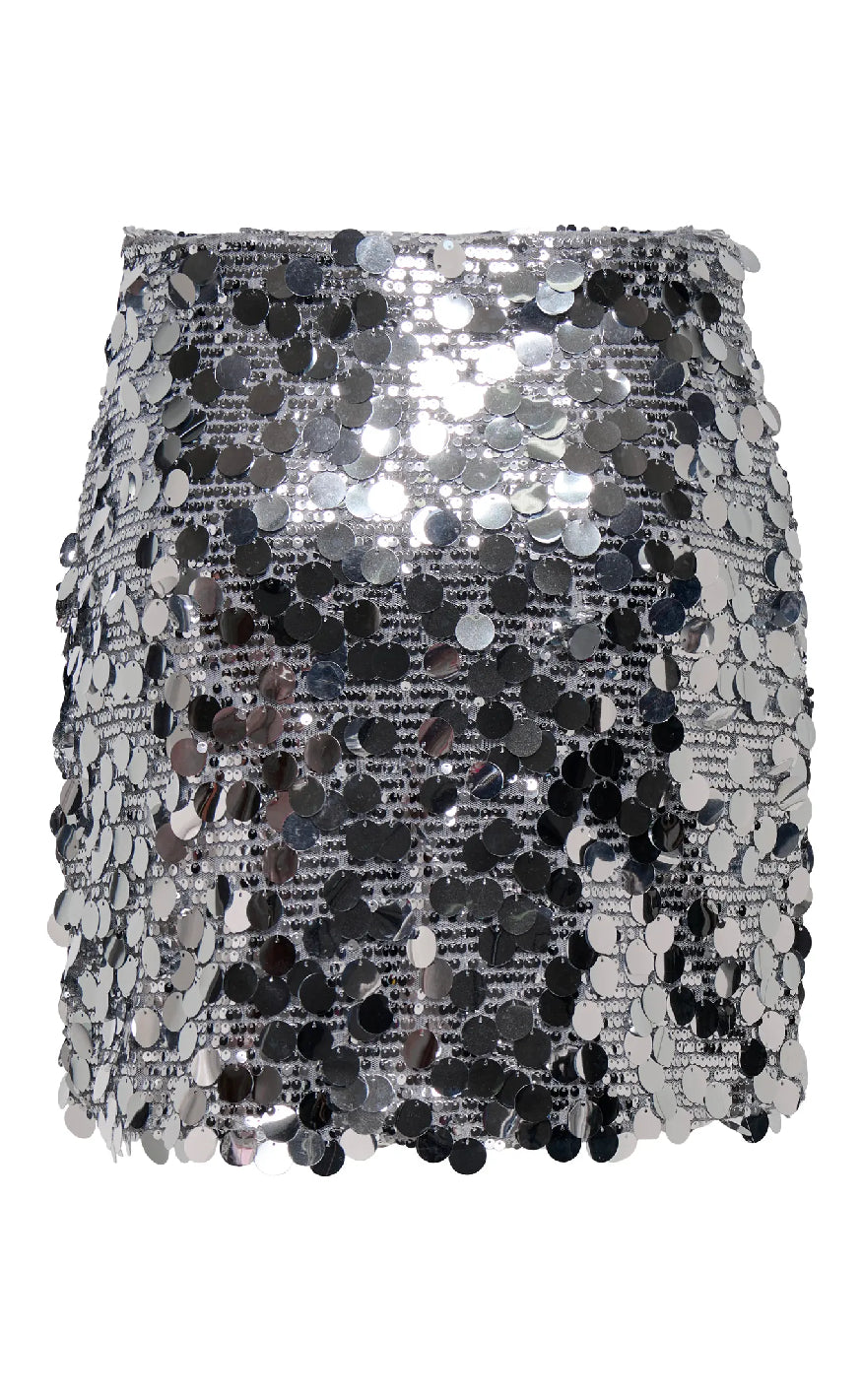 ONLY Nederdel - Jadel - Silver w. Silver Sequins