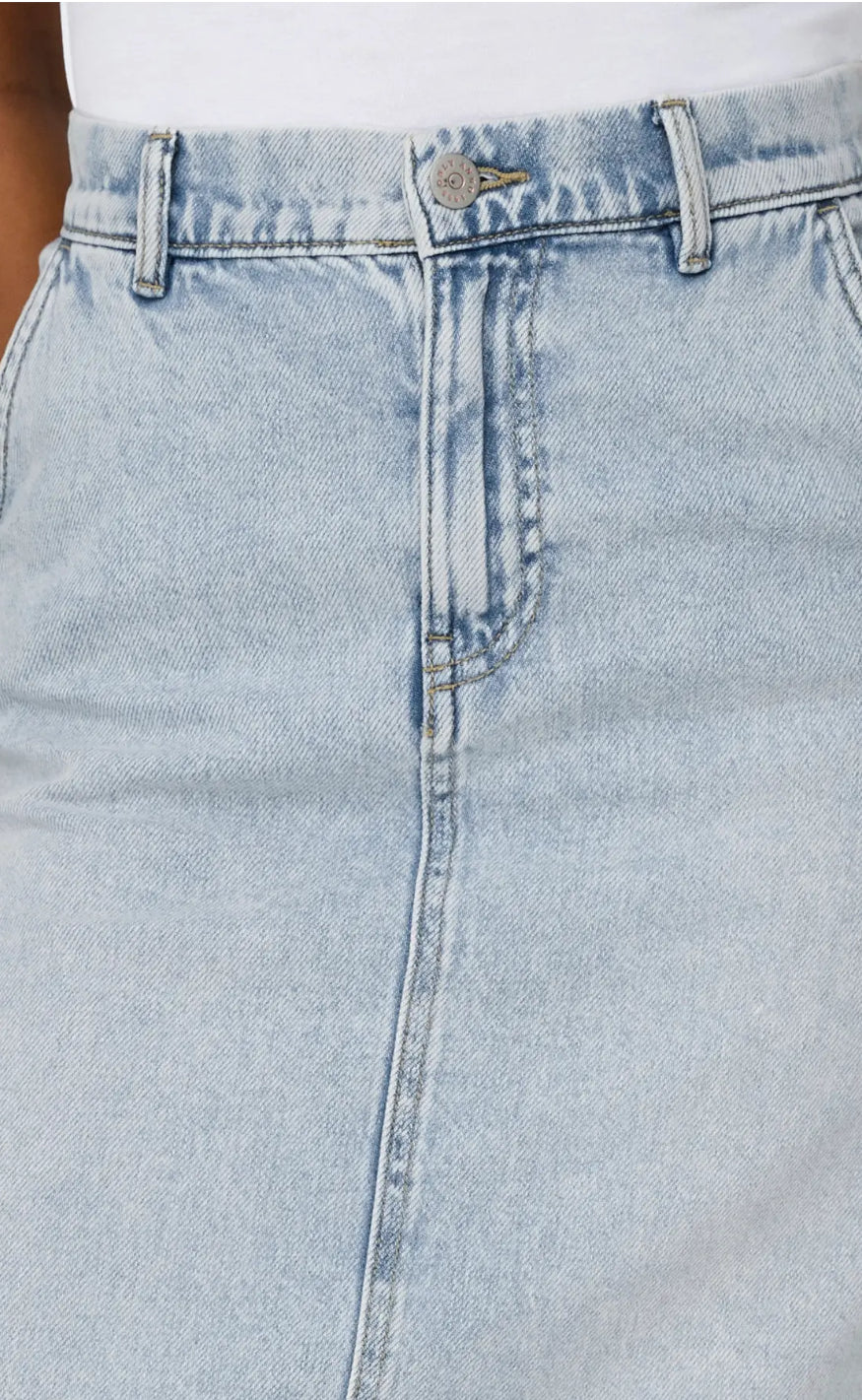 ONLY Nederdel - Mindy - Light Blue Denim