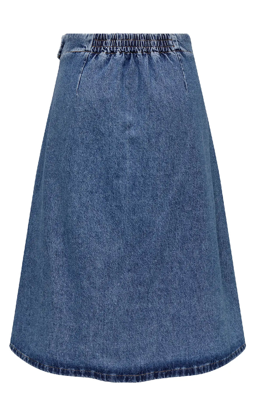 ONLY Nederdel - Thea Wrap Midi - Medium Blue Denim