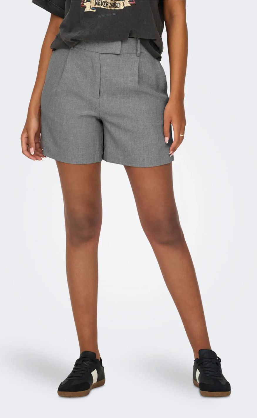 ONLY Shorts - Linda - Medium Grey Melange