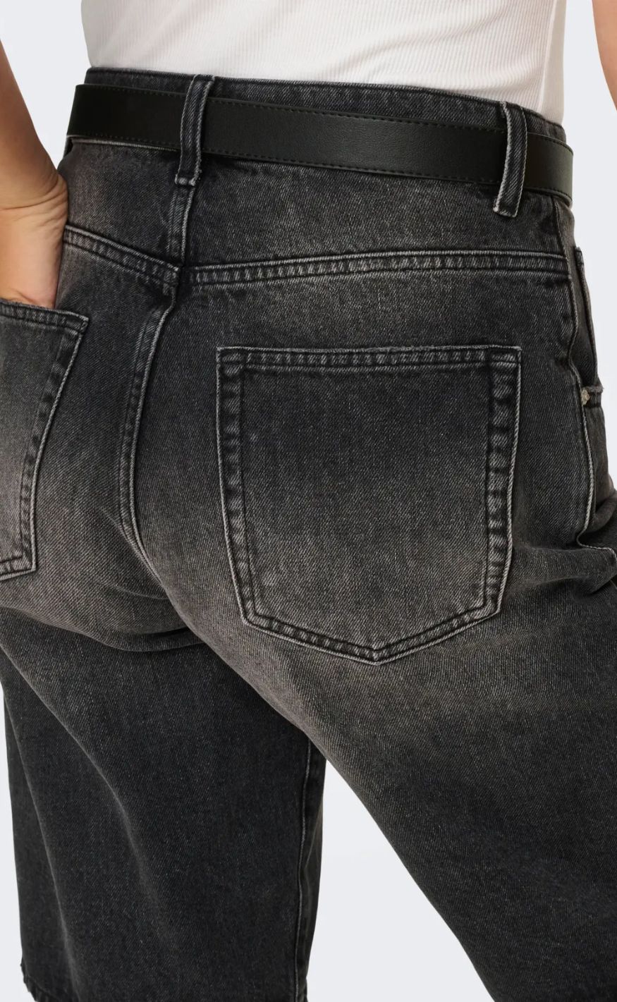 ONLY Shorts - Mate Reg - Washed Black