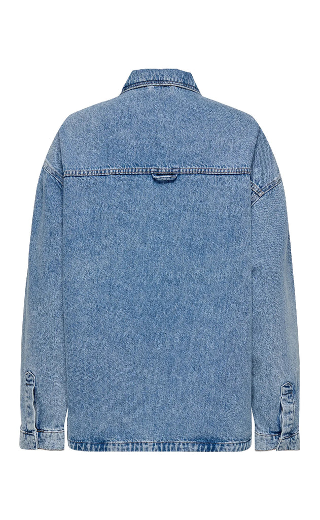 ONLY Skjorte - Emmie - Light Blue Denim