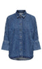 ONLY Skjorte - Grace - Medium Blue Denim