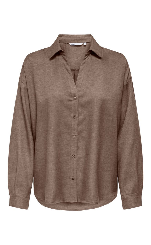 ONLY Skjorte - Harriet Life - Leafless Tree Melange