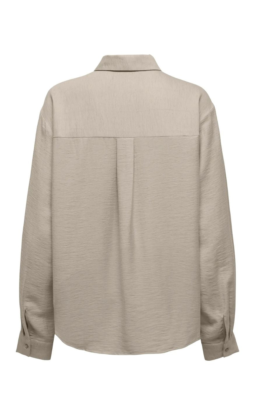 ONLY Skjorte - Lino - Grey