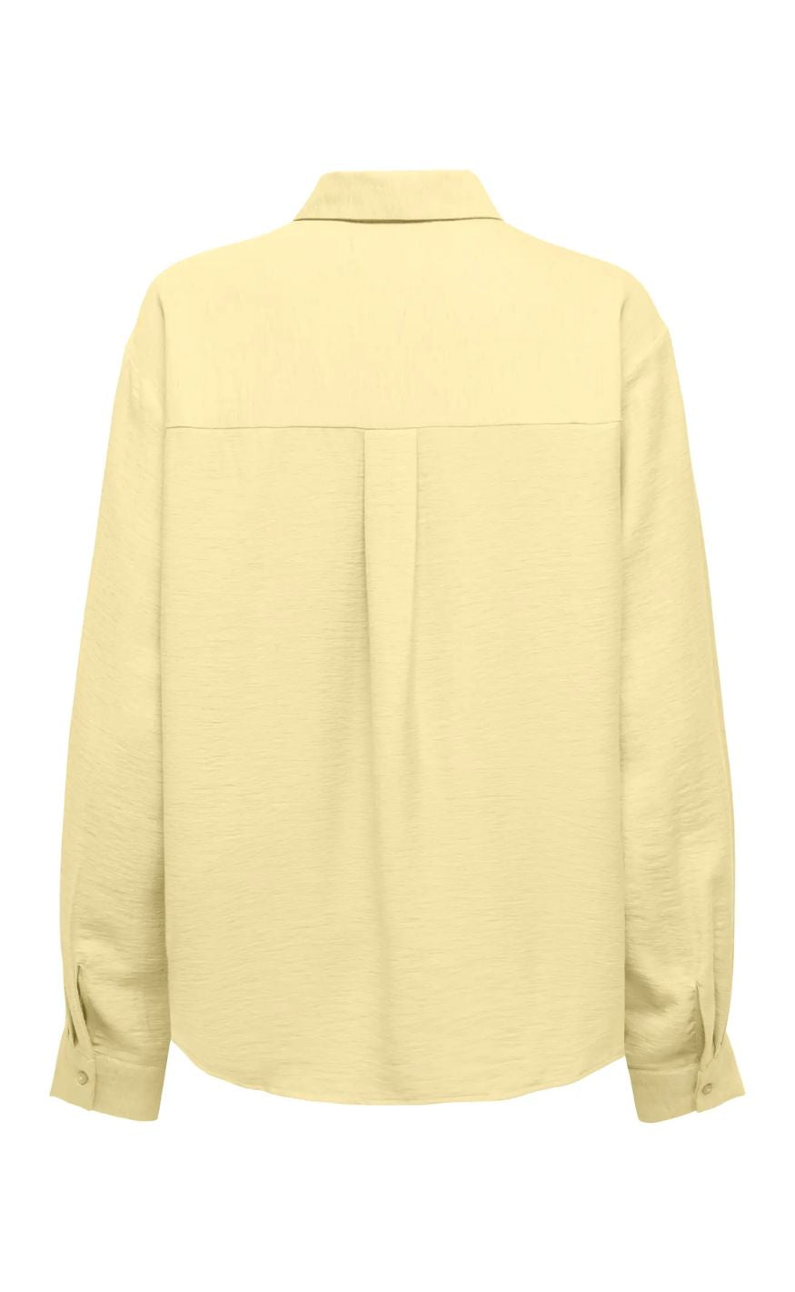 ONLY Skjorte - Lino - Yellow