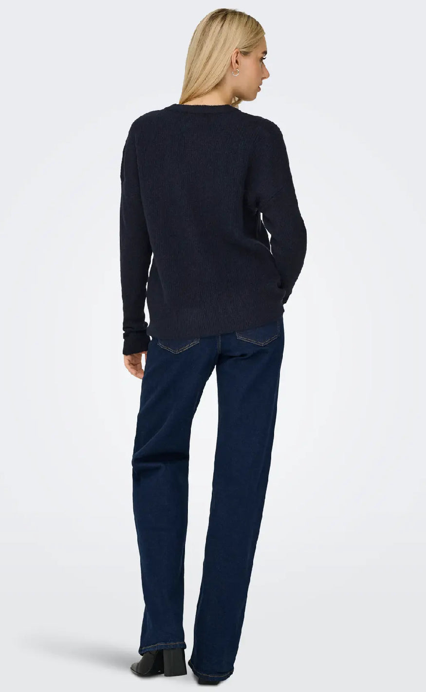 ONLY Striktrøje - Jerico - Dark Navy