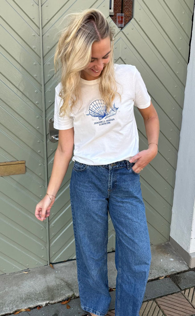 ONLY T-shirt - Kita Shell - White