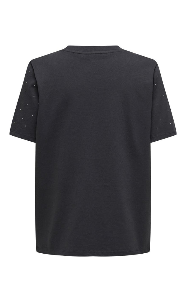 ONLY T-shirt - Monja Studs - Phantom Studs