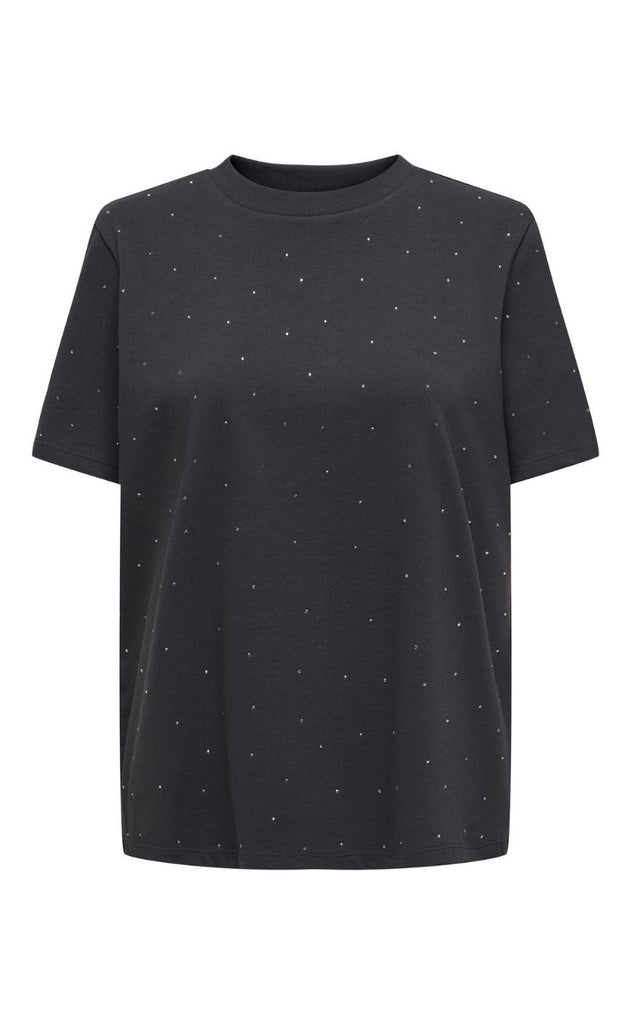 ONLY T-shirt - Monja Studs - Phantom Studs