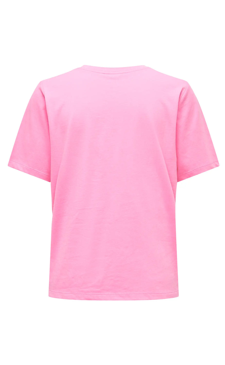 ONLY T-shirt - Only - Sachet Pink