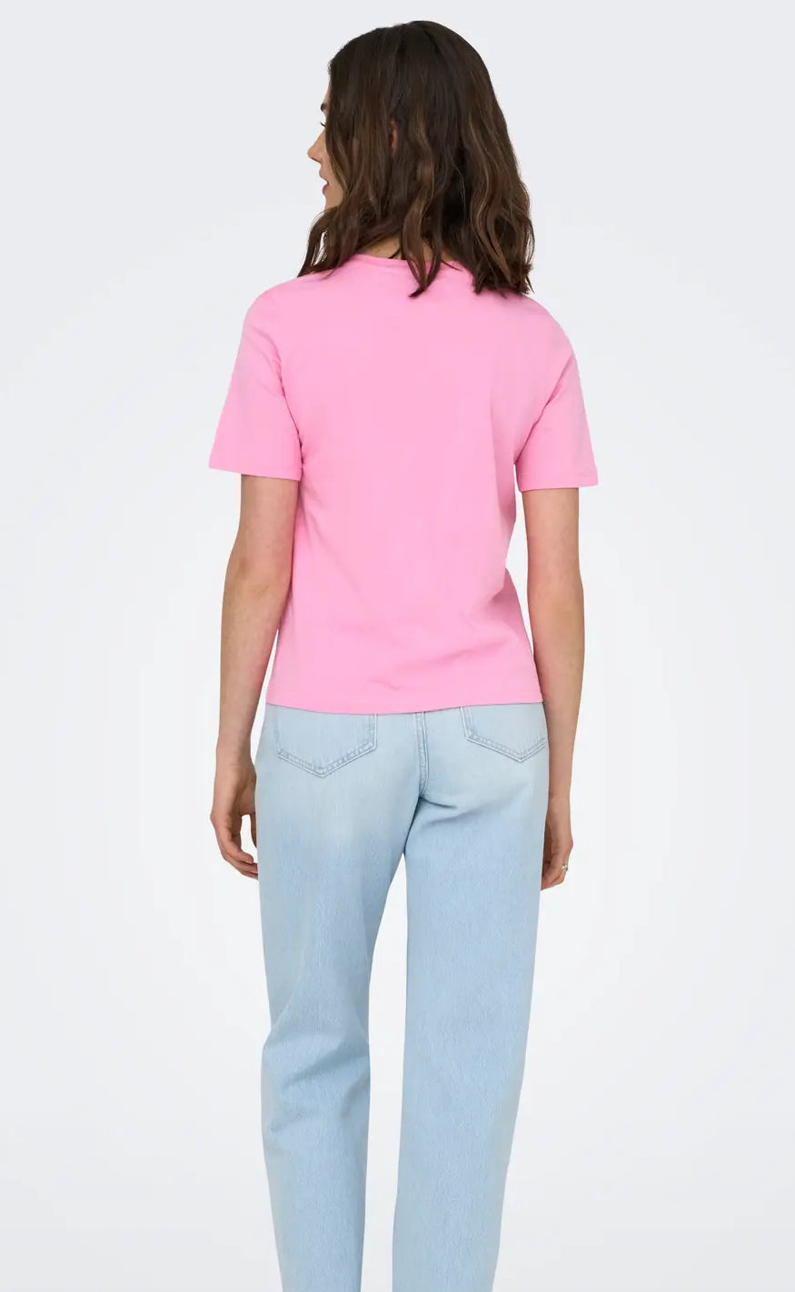 ONLY T-shirt - Only - Sachet Pink
