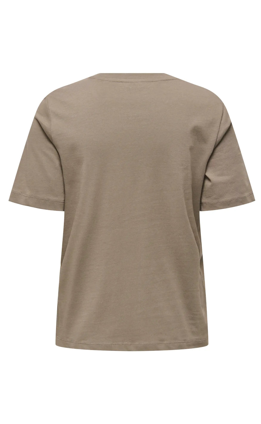 ONLY T-shirt - Only - Walnut