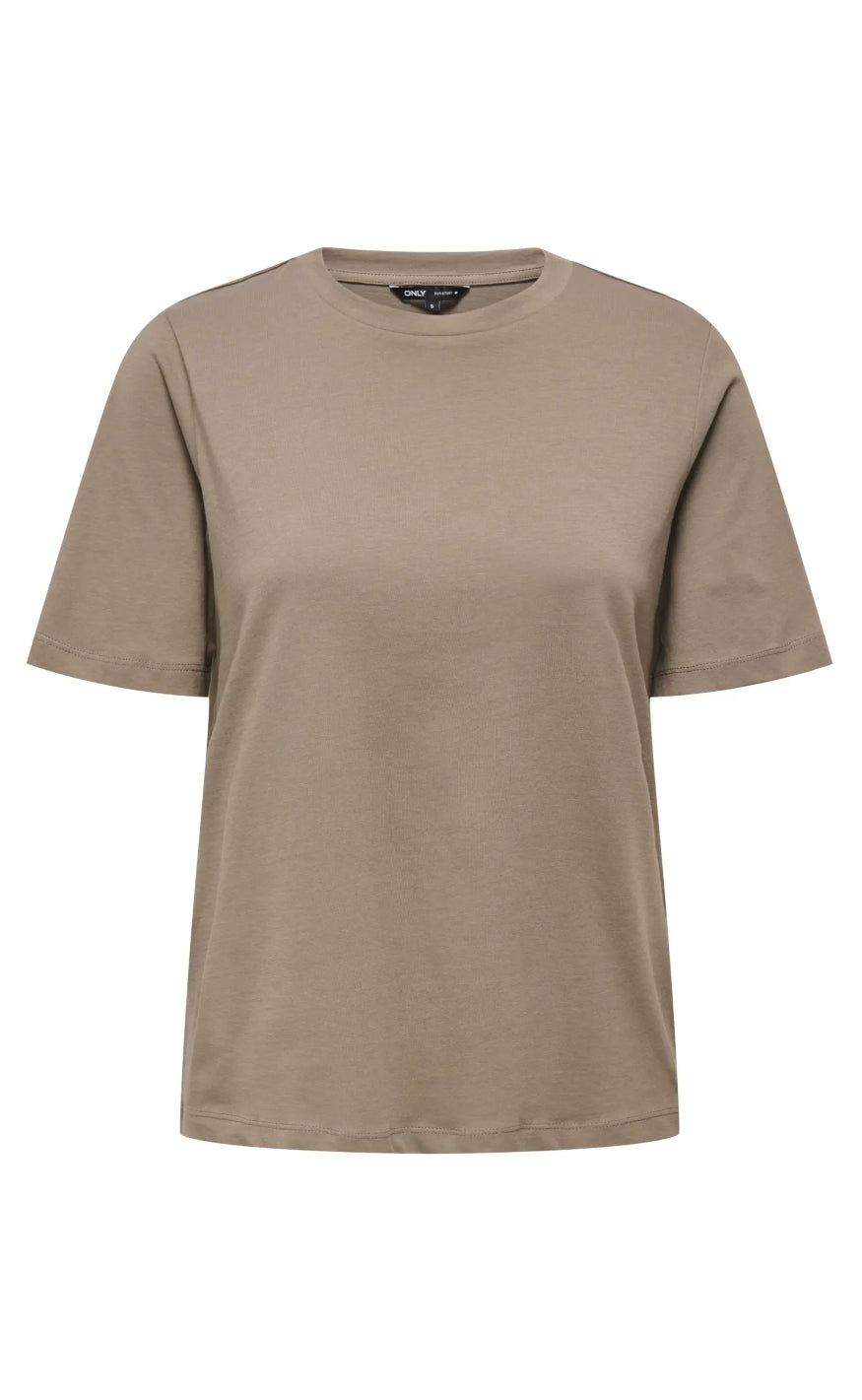 ONLY T-shirt - Only - Walnut