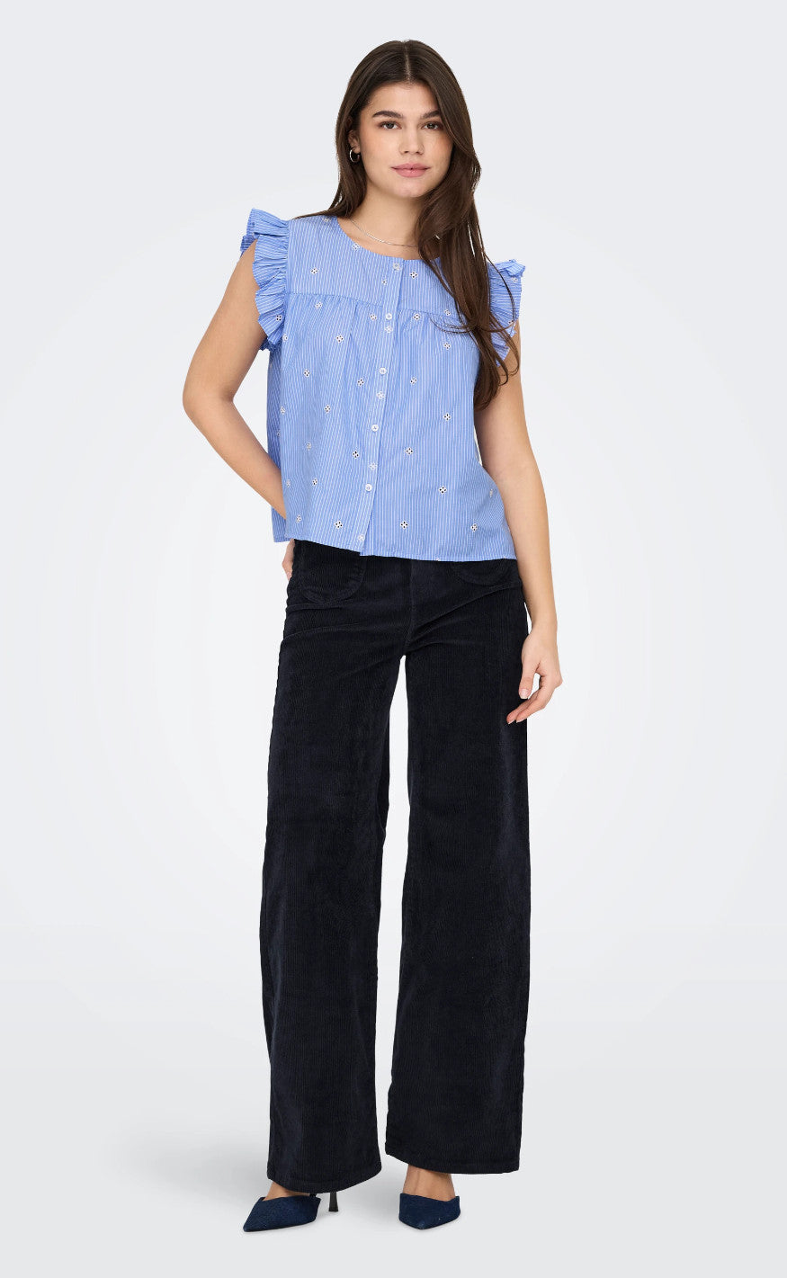 ONLY Top - Amanda - Coronet Blue