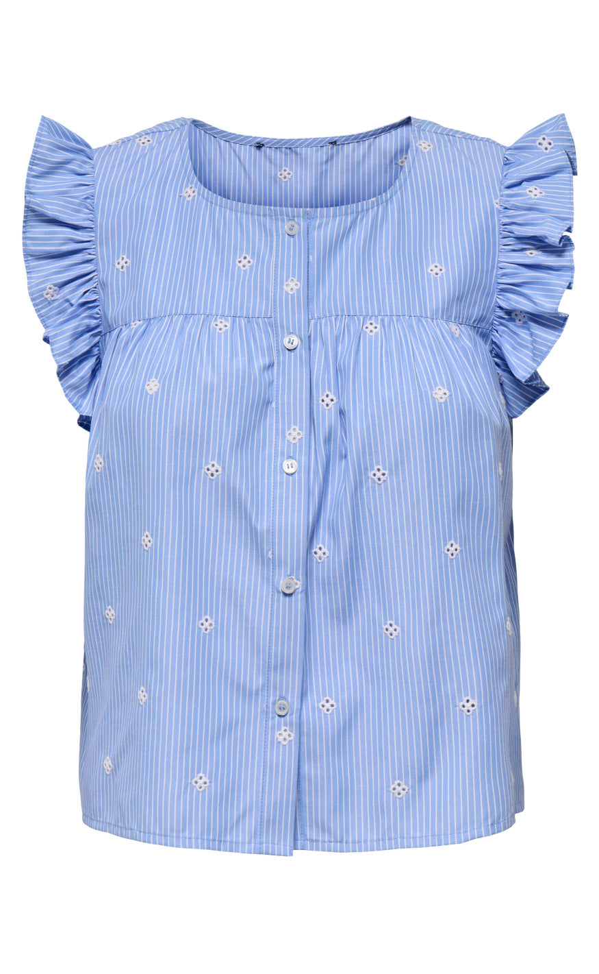 ONLY Top - Amanda - Coronet Blue