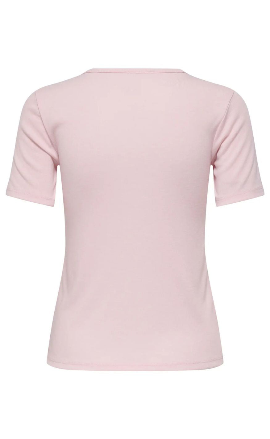 ONLY Top - Elli - Parfait Pink Heart