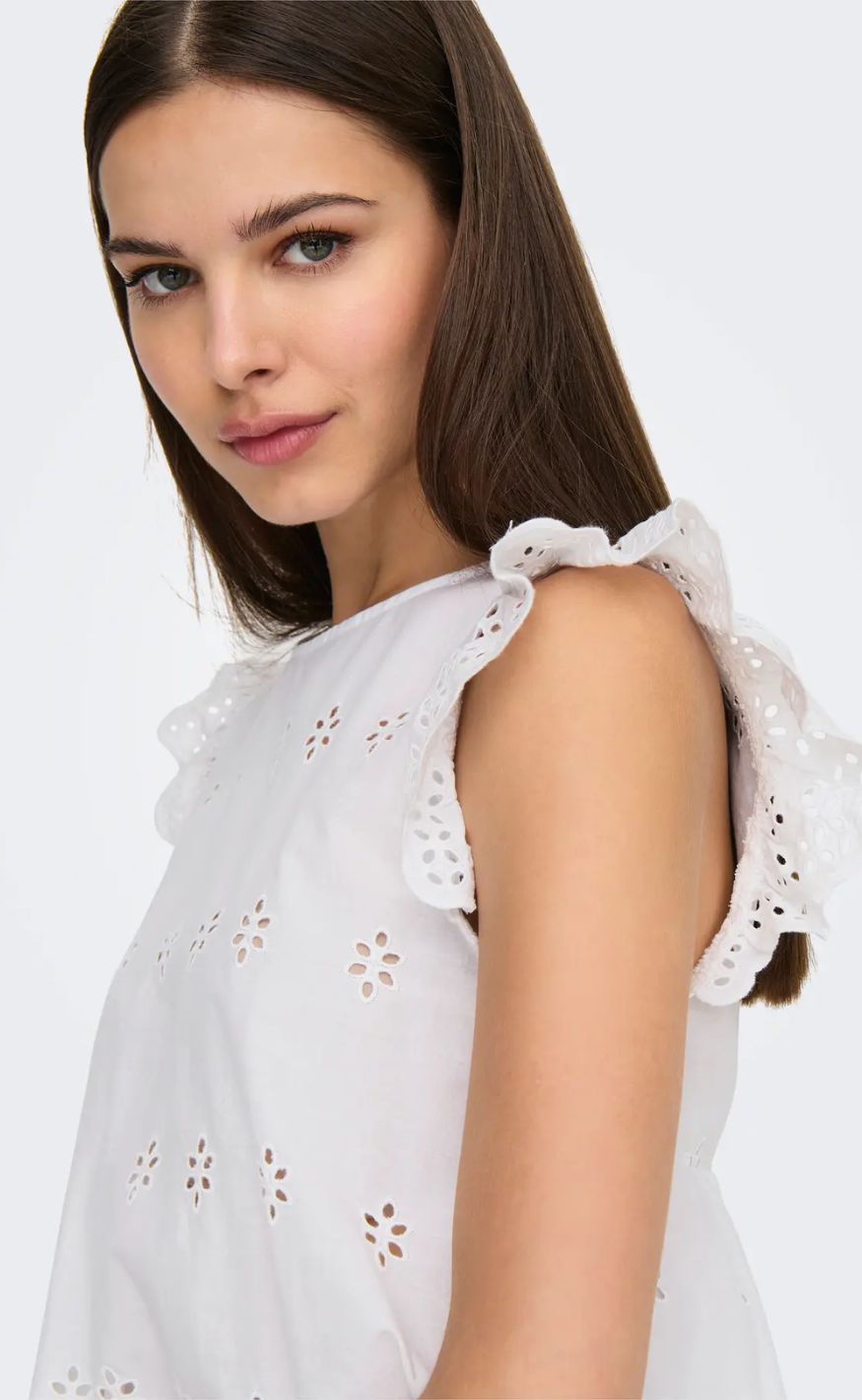ONLY Top - Lou Life - Bright White