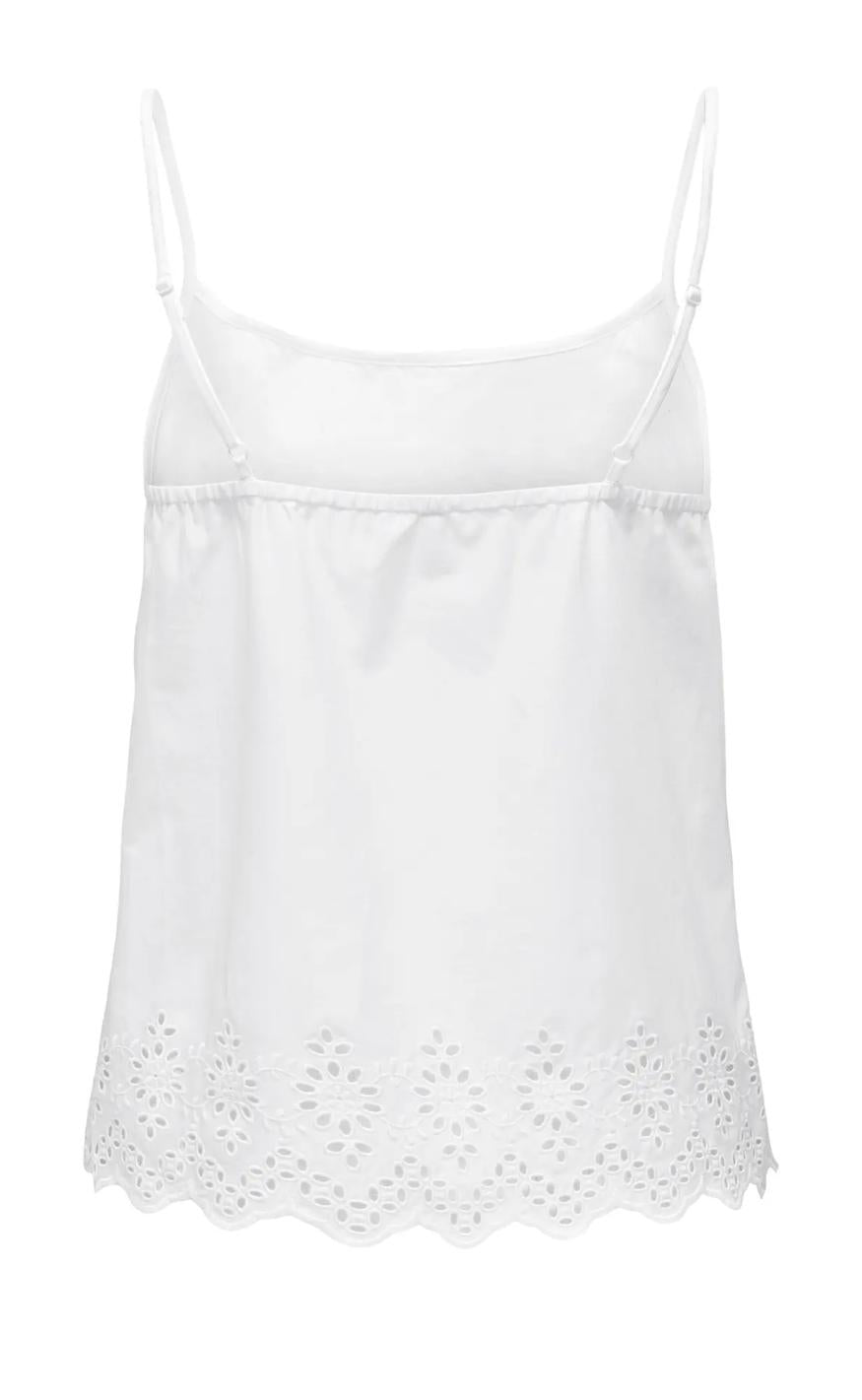 ONLY Top - Lou Singlet - Bright White