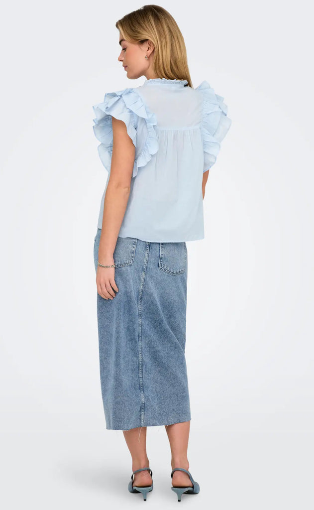 ONLY Top - Sunny - Cashmere Blue
