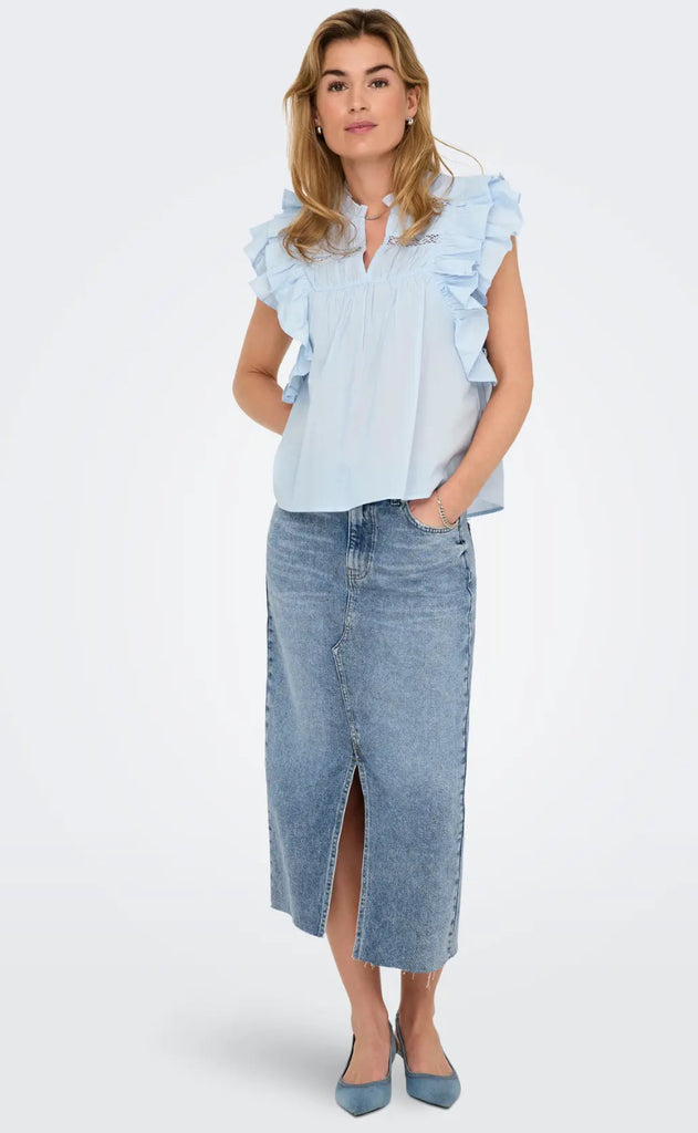 ONLY Top - Sunny - Cashmere Blue