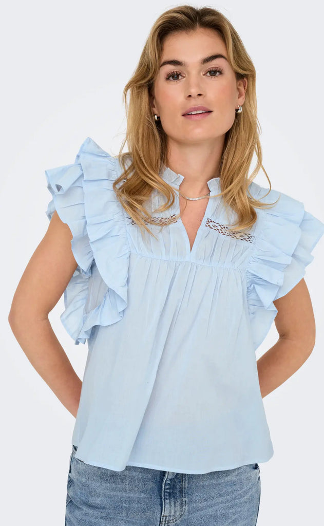 ONLY Top - Sunny - Cashmere Blue