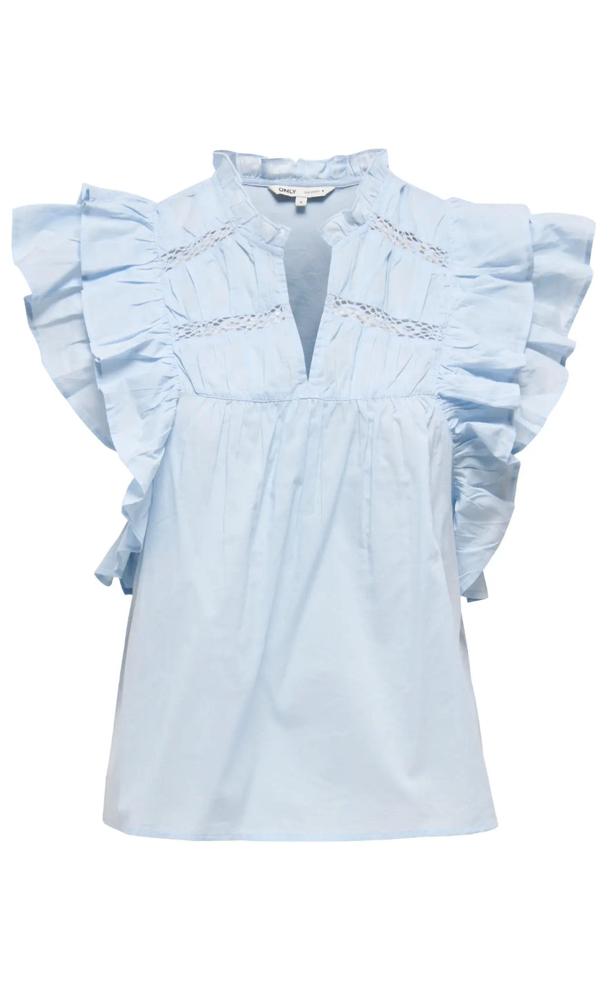 ONLY Top - Sunny - Cashmere Blue