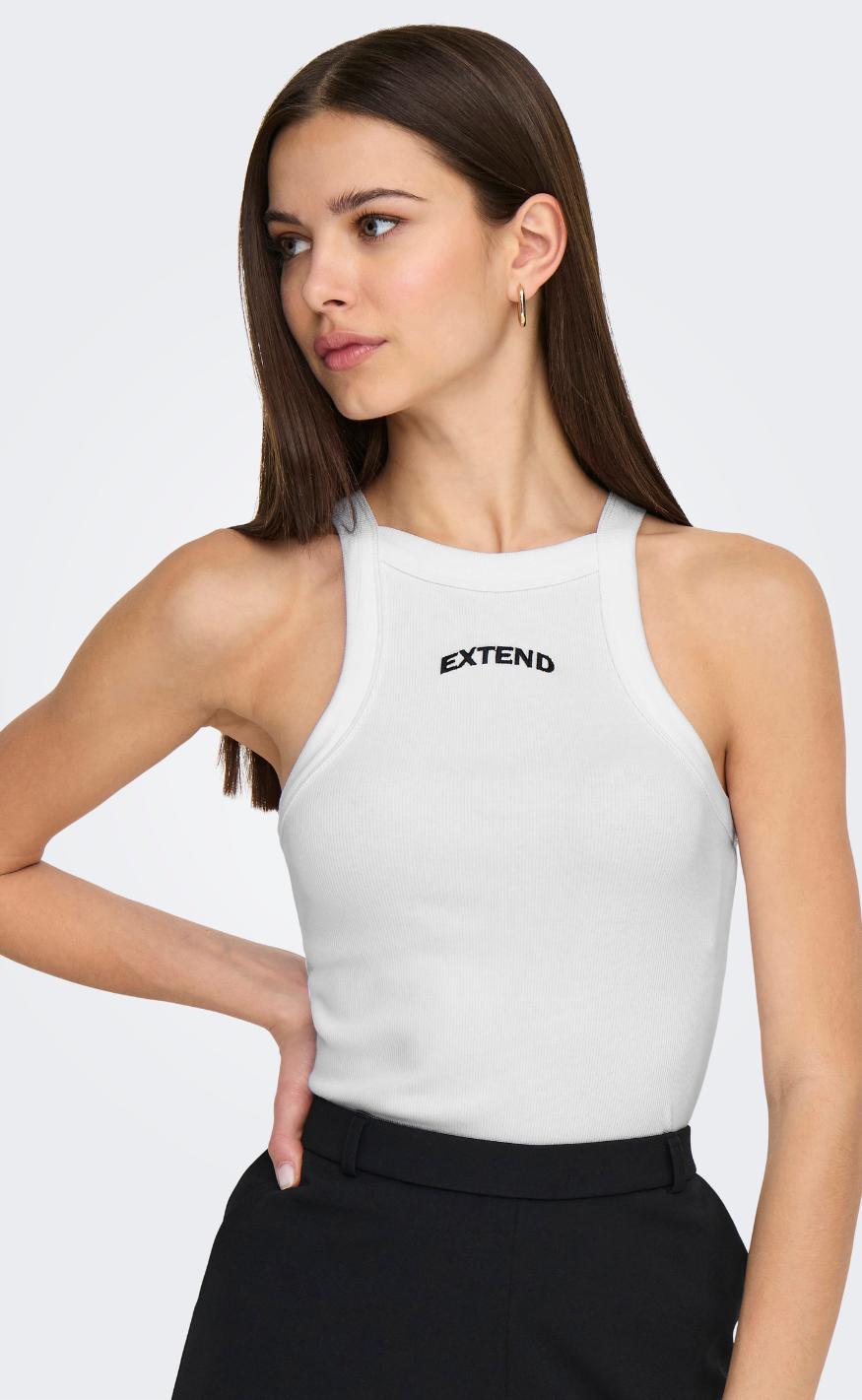 ONLY Top - Val SL - Bright White/Extend