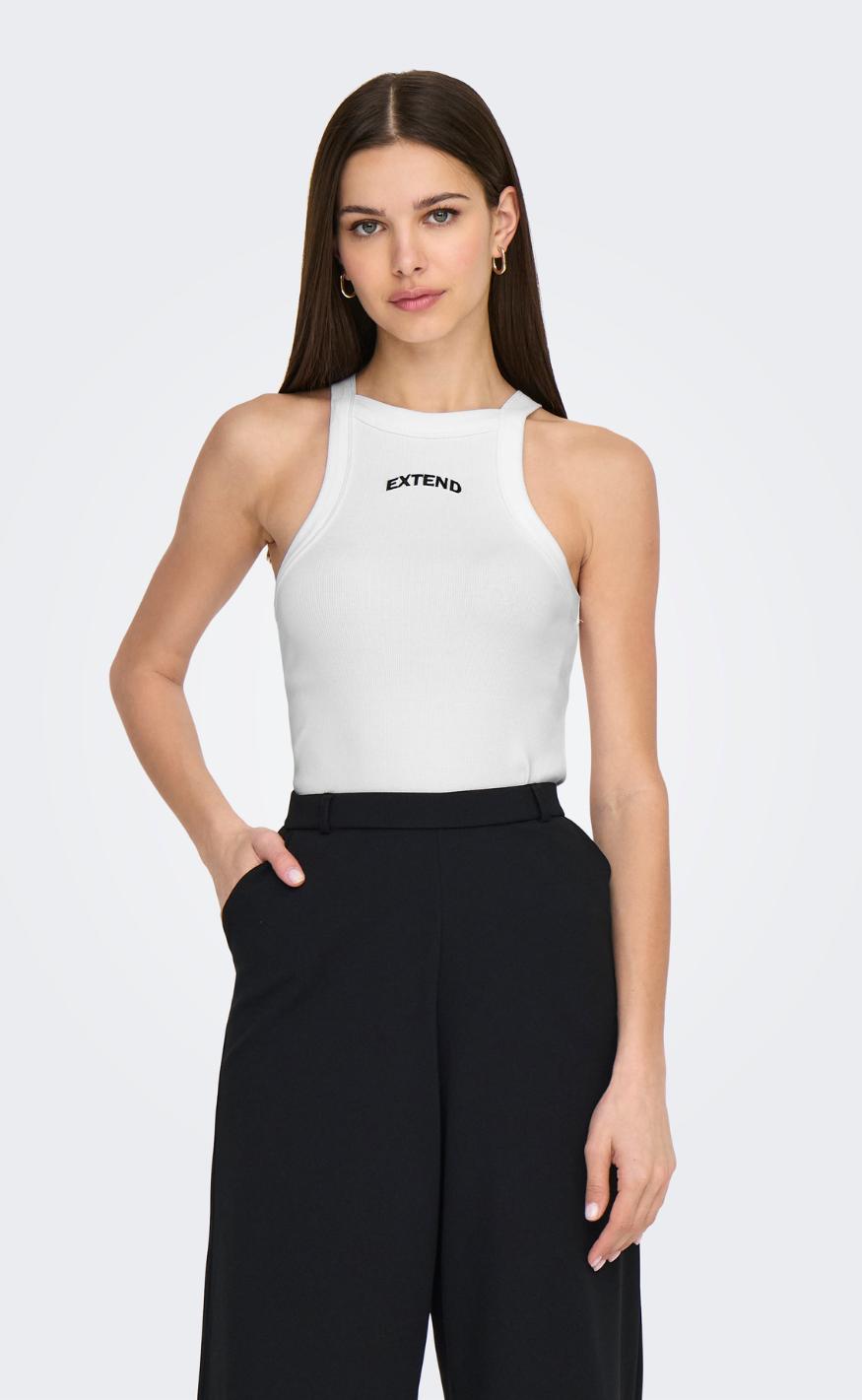 ONLY Top - Val SL - Bright White/Extend