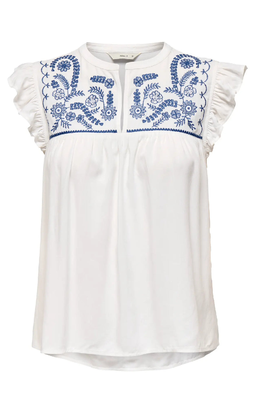 ONLY Top - Vestine - Cloud Dancer/Blue