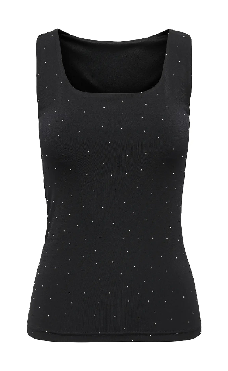 ONLY Top - Zita Ea - Black Silver Rhinstones