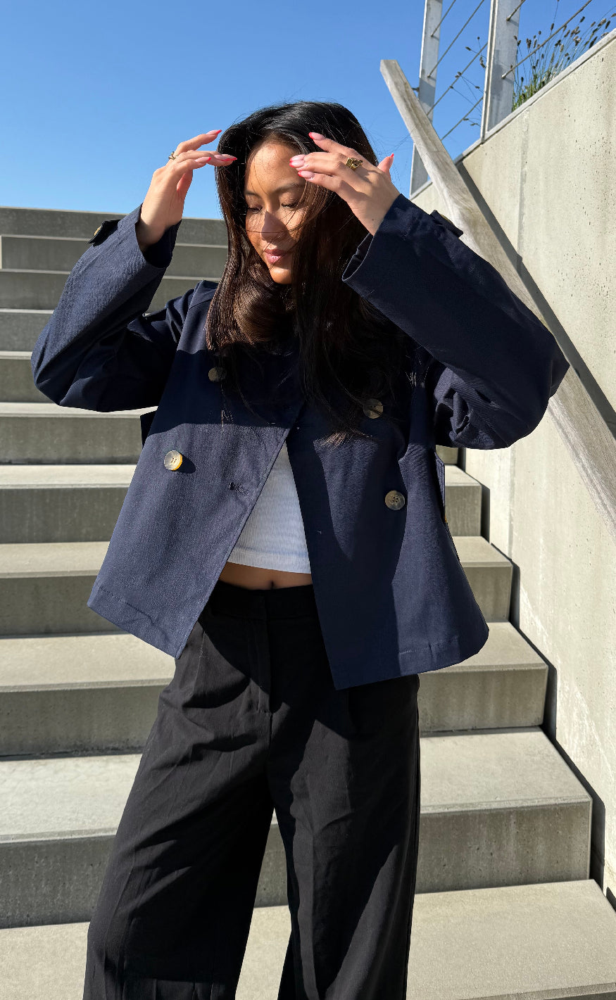 ONLY Trenchcoat - April - Night Sky