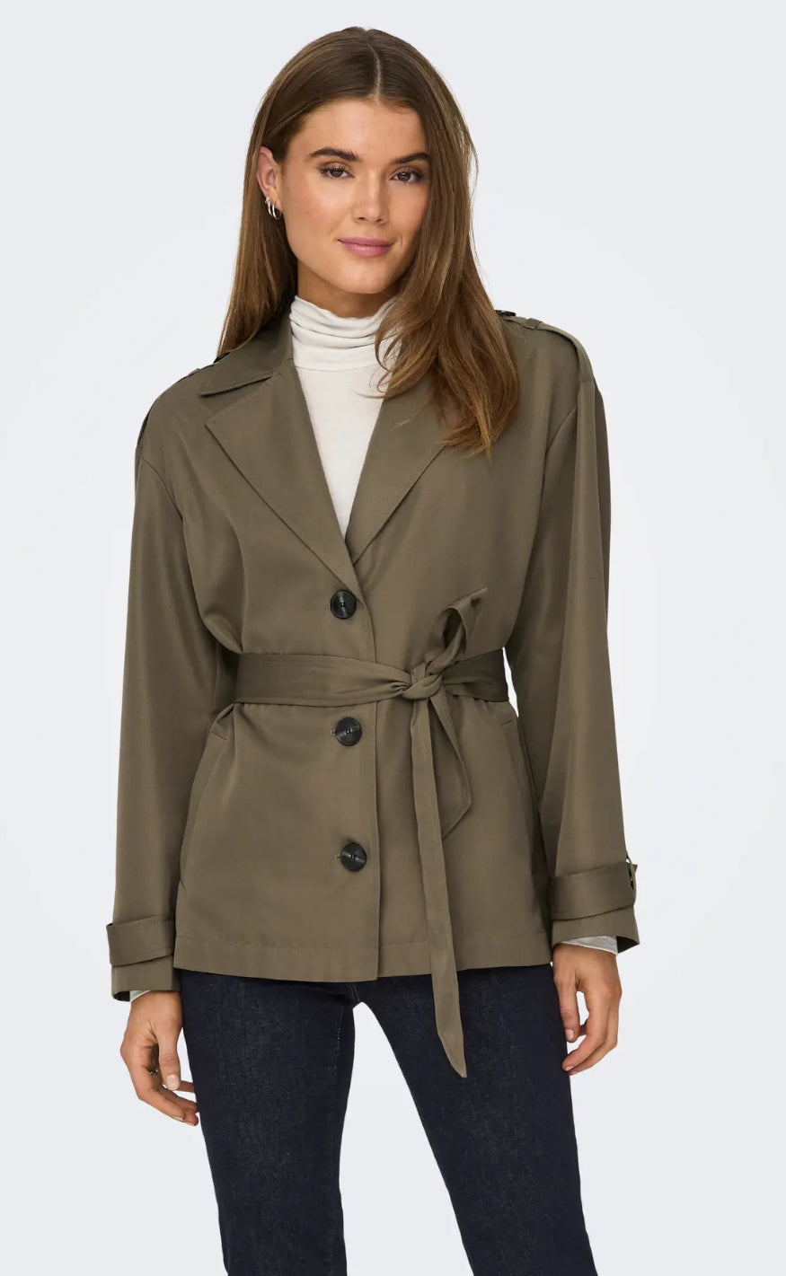 ONLY Trenchcoat - Line - Walnut