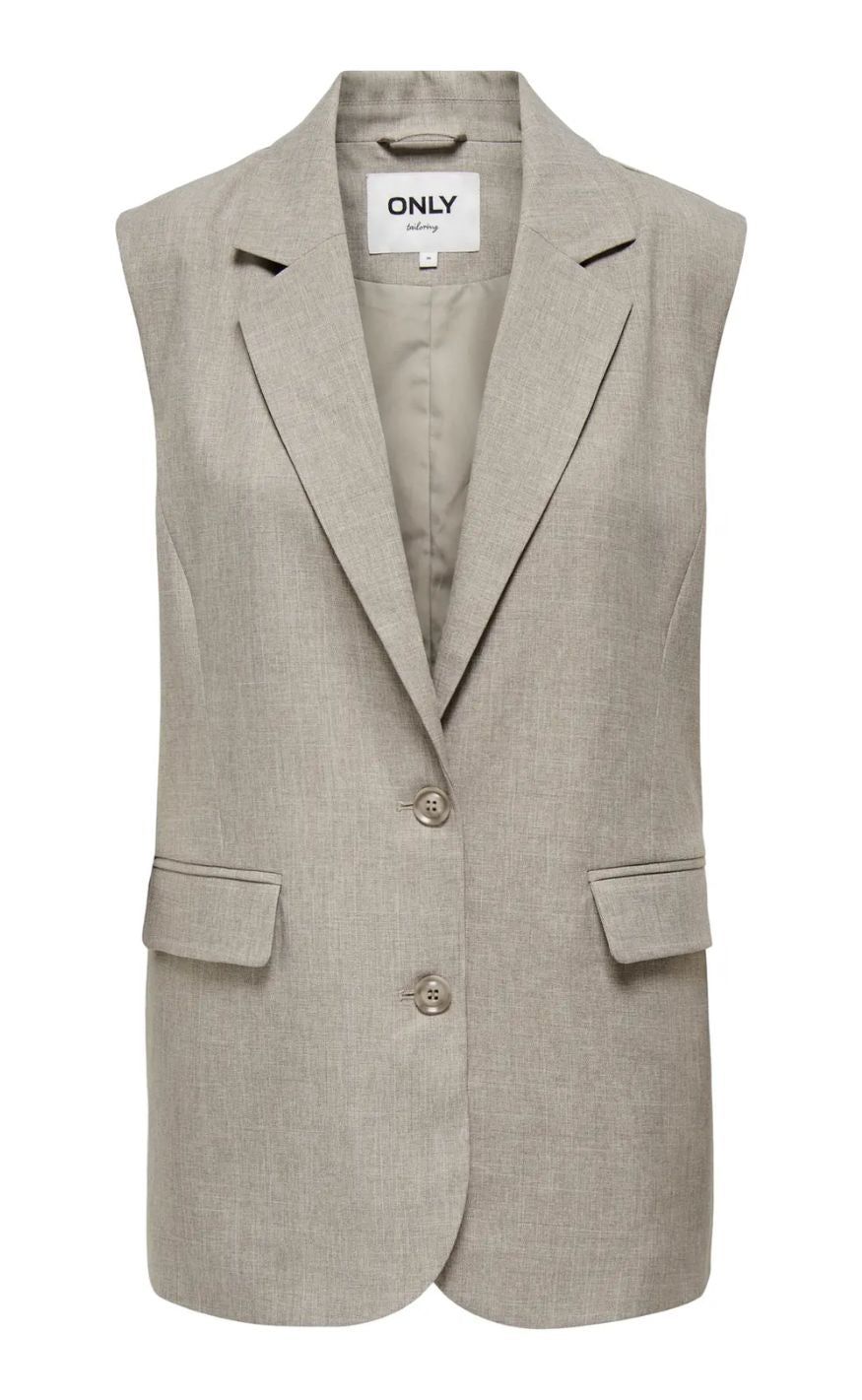 ONLY Vest - Linda - Fungi Melange