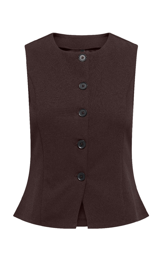 ONLY Vest - Sania - Black Coffee