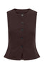 ONLY Vest - Sania - Black Coffee
