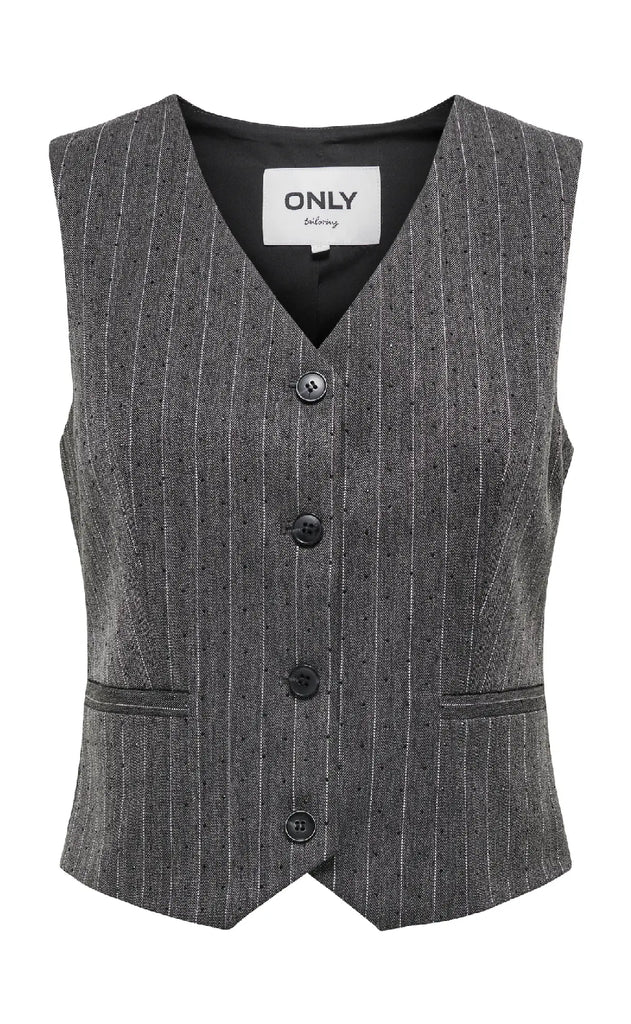 ONLY Vest - Siga - Dark Grey Melange