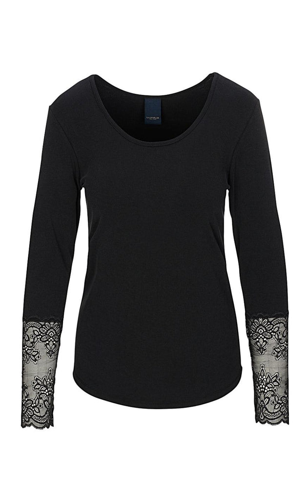 One Two Luxzuz Bluse - Gitte - Black