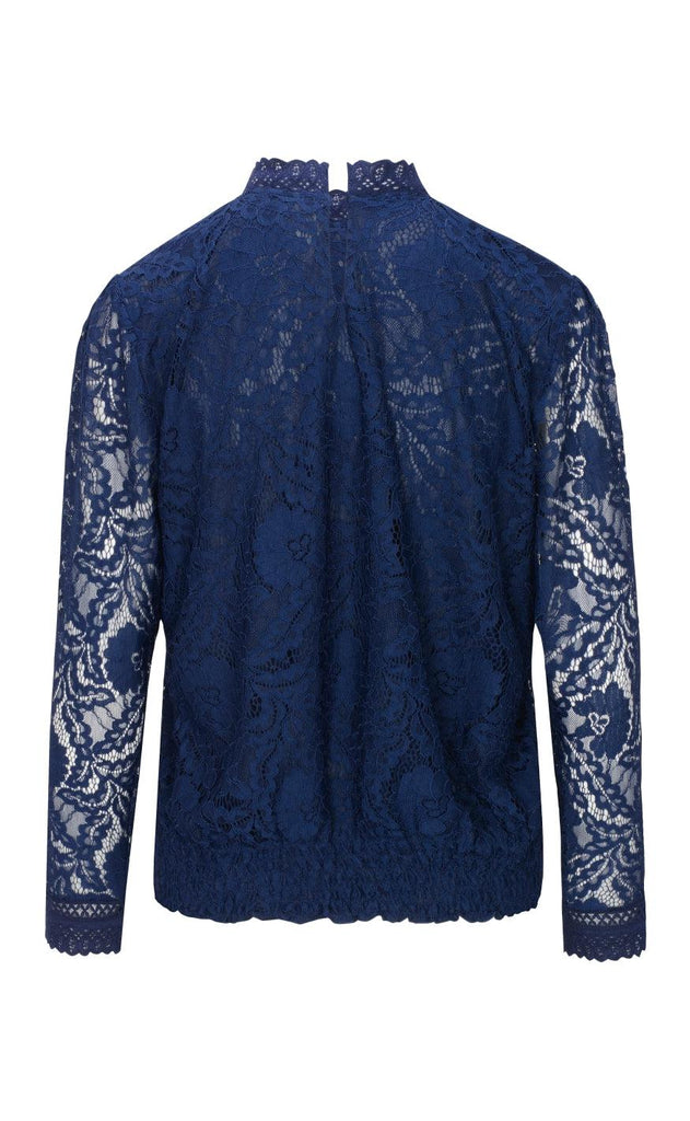 One Two Luxzuz Bluse - Laizy - Dark Antique Blue