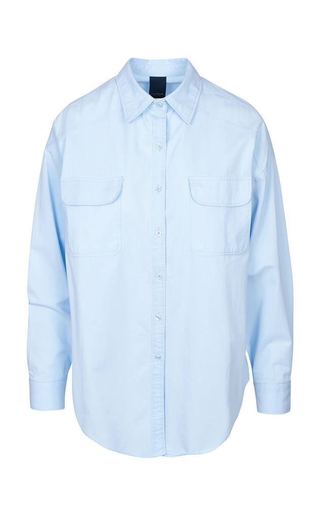 One Two Luxzuz Skjorte - Soffie - Chambray Blue